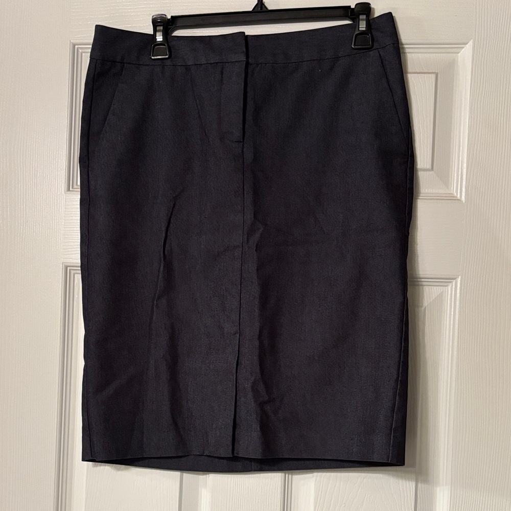 Isaac Mizrahi Dark Denim look Pencil Skirt
